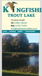 Mobile Screenshot of kingfishertroutlake.co.uk